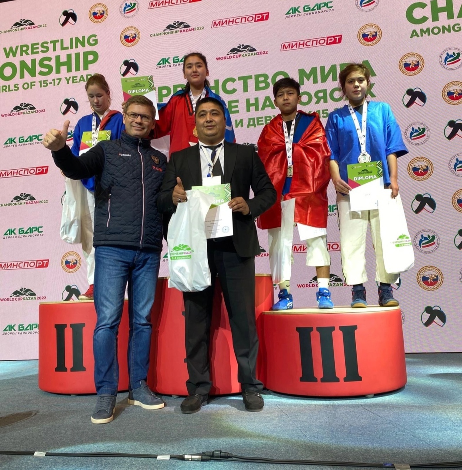 У аургазинской спортсменки - бронзовая награда Первенства мира по борьбе на поясах