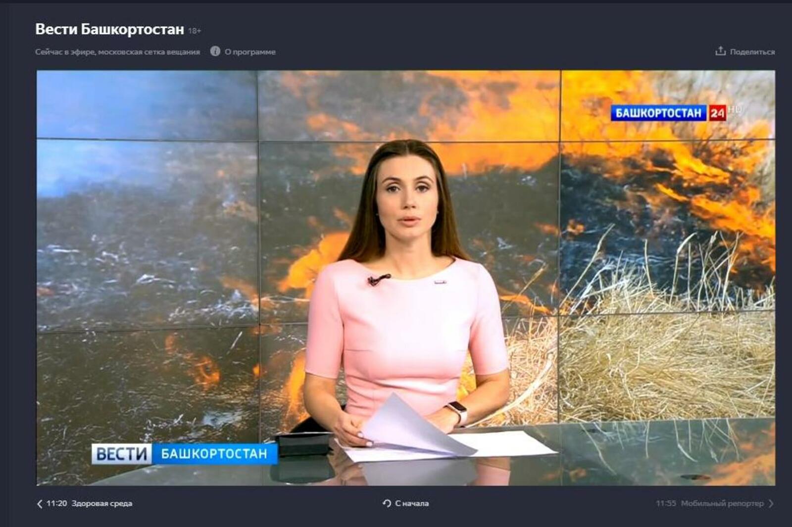 стоп-кадр видео ГТРК «Башкортостан»