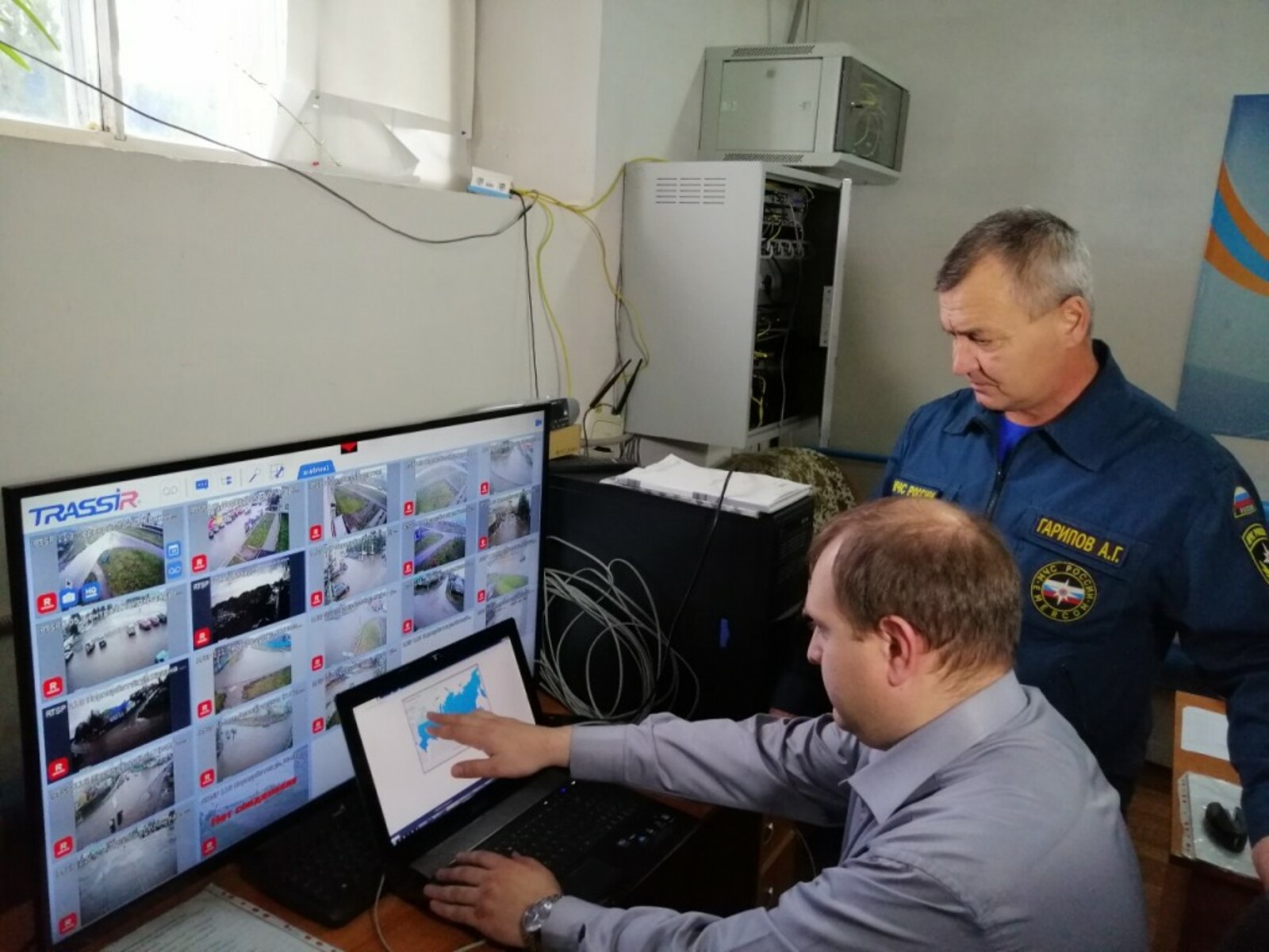 В пожарной части № 117 г. Давлеканово  ведется установка высокоскоростного интернета