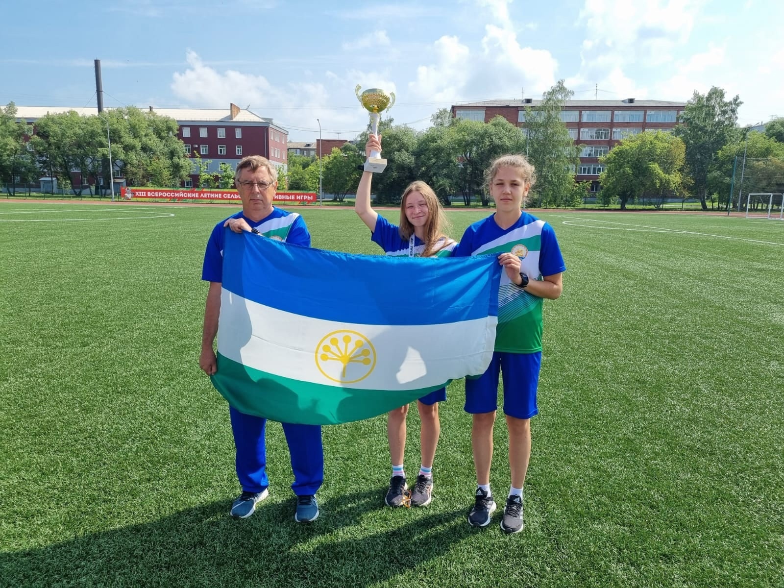 Победительницей Всероссийских летних Сельских спортивных игр по полиатлону стала воспитанница спортшколы Уфимского района
