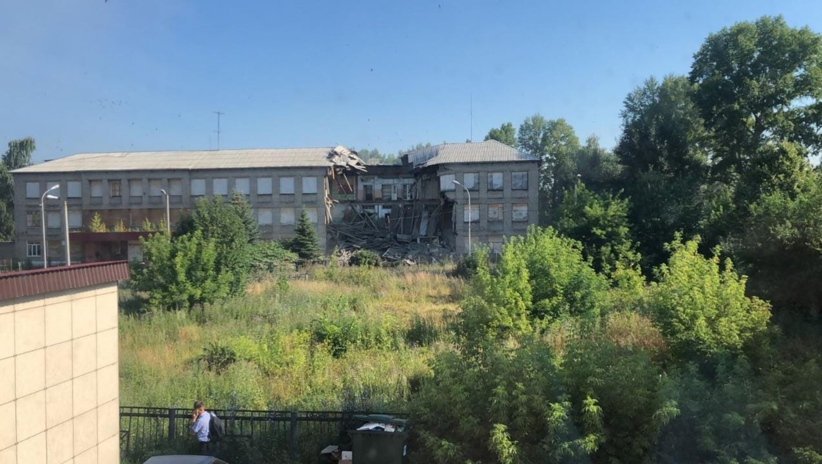 В Бирске обрушилась часть здания школы № 9