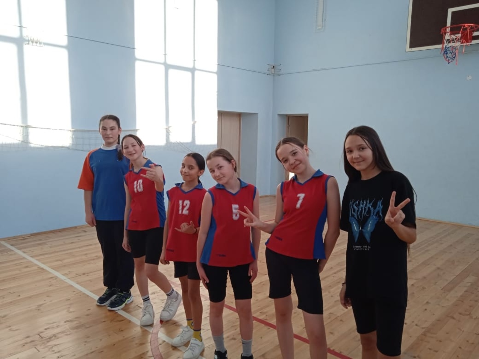 Победа юных баскетболисток Старокуручевской школы