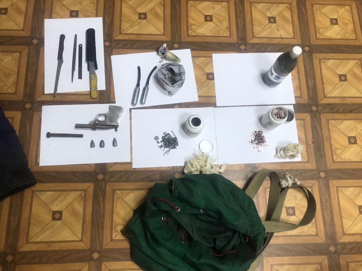 Вещественные доказательства, найденные у жителя Учалинского района
