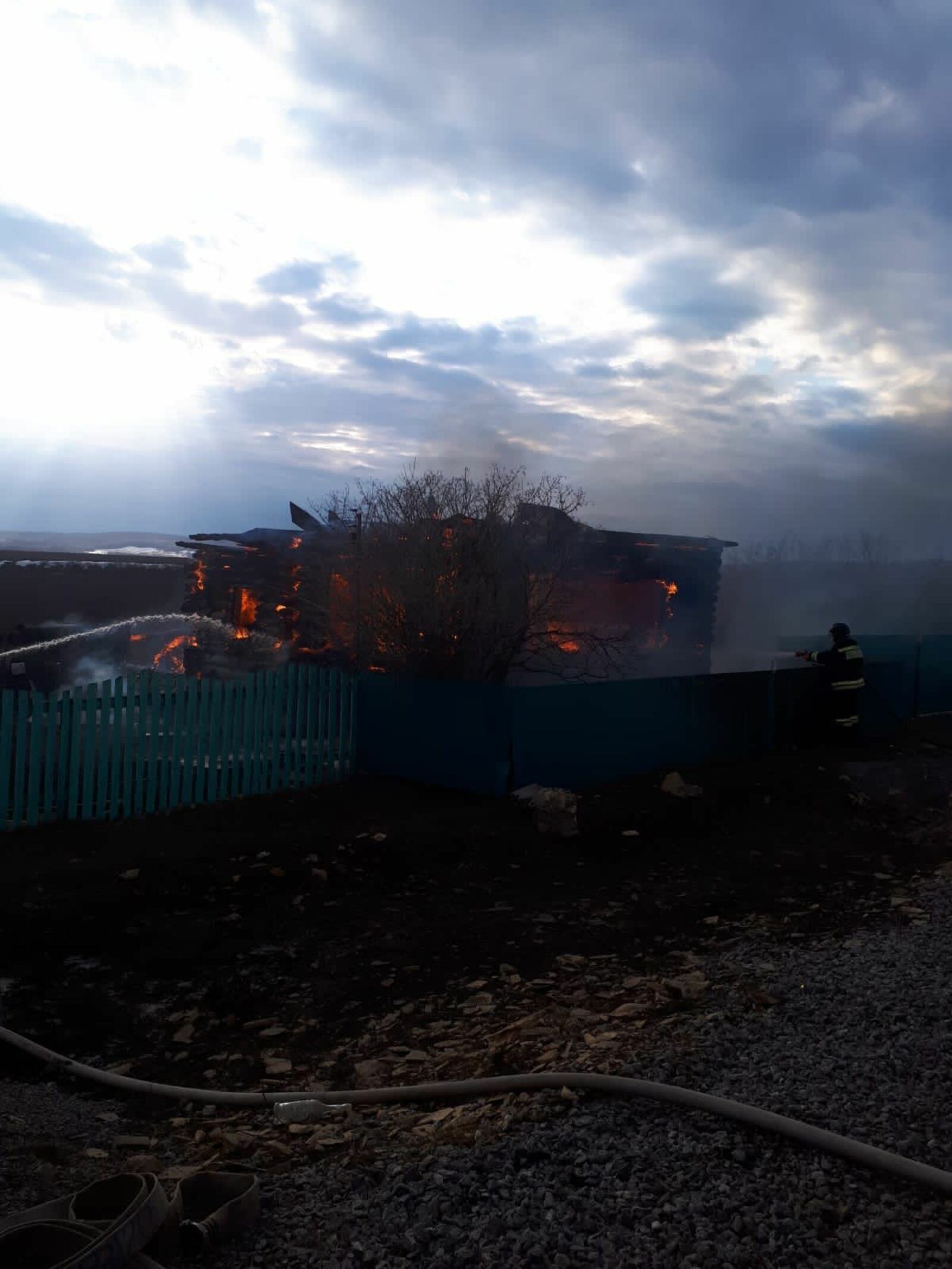 В Салаватском районе Башкирии при пожаре погиб мужчина