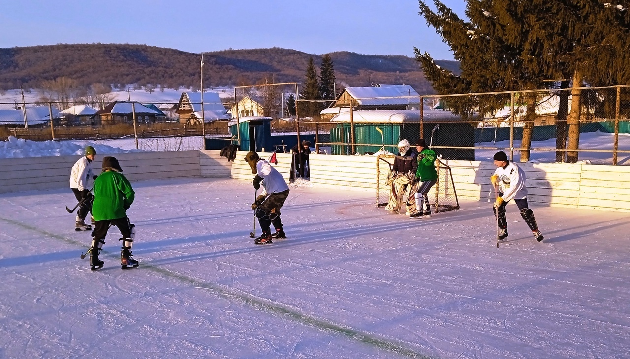 Хоккейный турнир в селе Юлуково