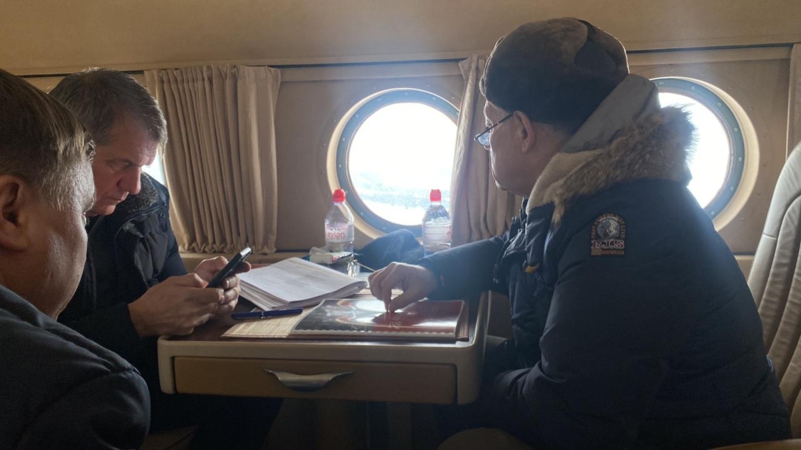 Алан Марзаев на вертолете проинспектировал строительство дороги в Башкирии