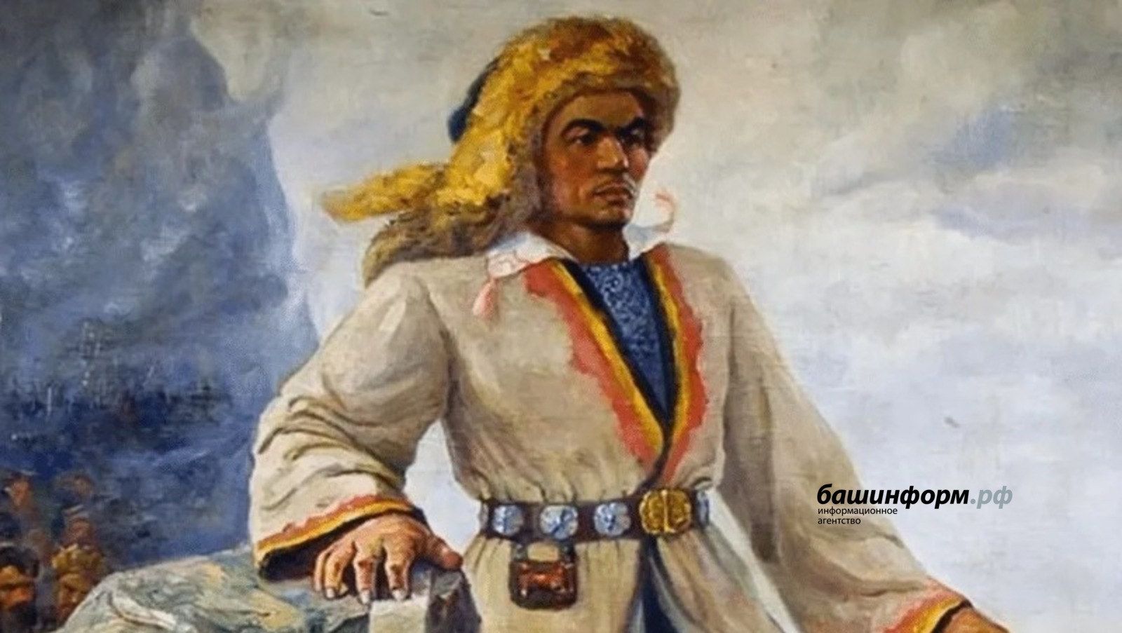 Картина «Салават Юлаев», художник Габдулла Мустафин, живопись