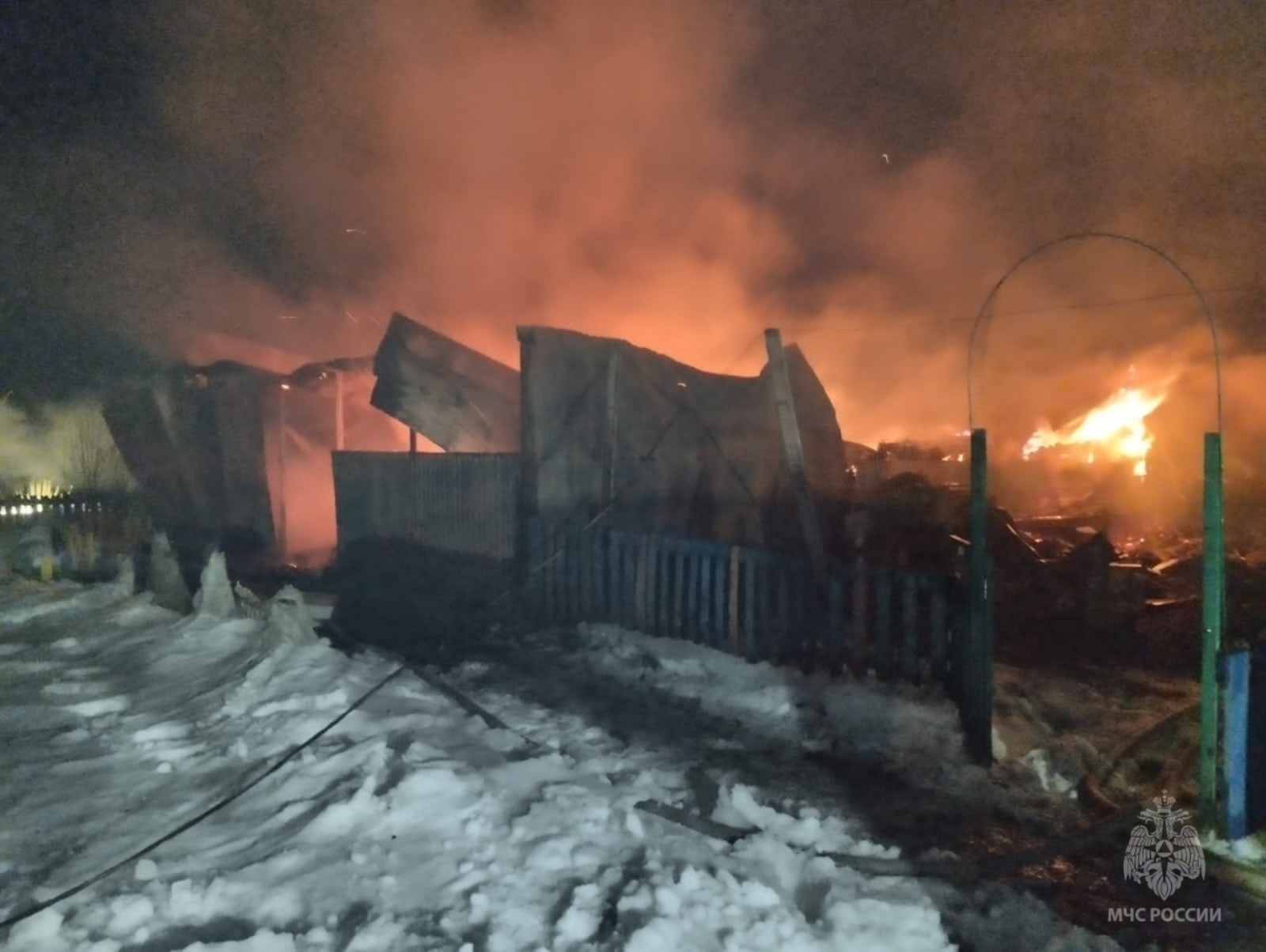 В Башкирии в пожаре погибла женщина