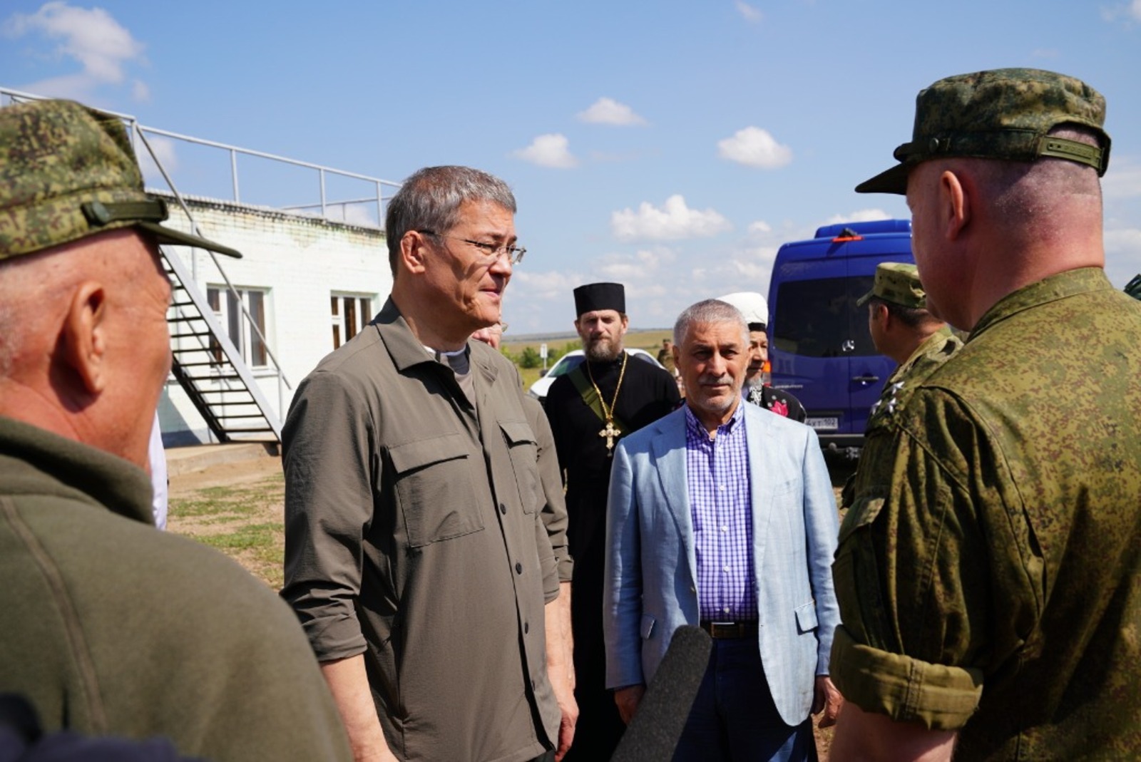 Глава республики Радий Хабиров встретился с бойцами Башкирского батальона имени Минигали Шаймуратова