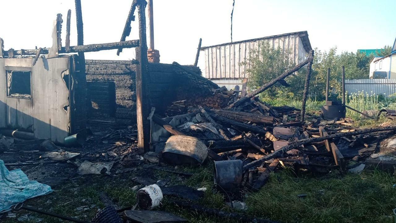 В Башкирии в сгоревшей бане обнаружено тело женщины