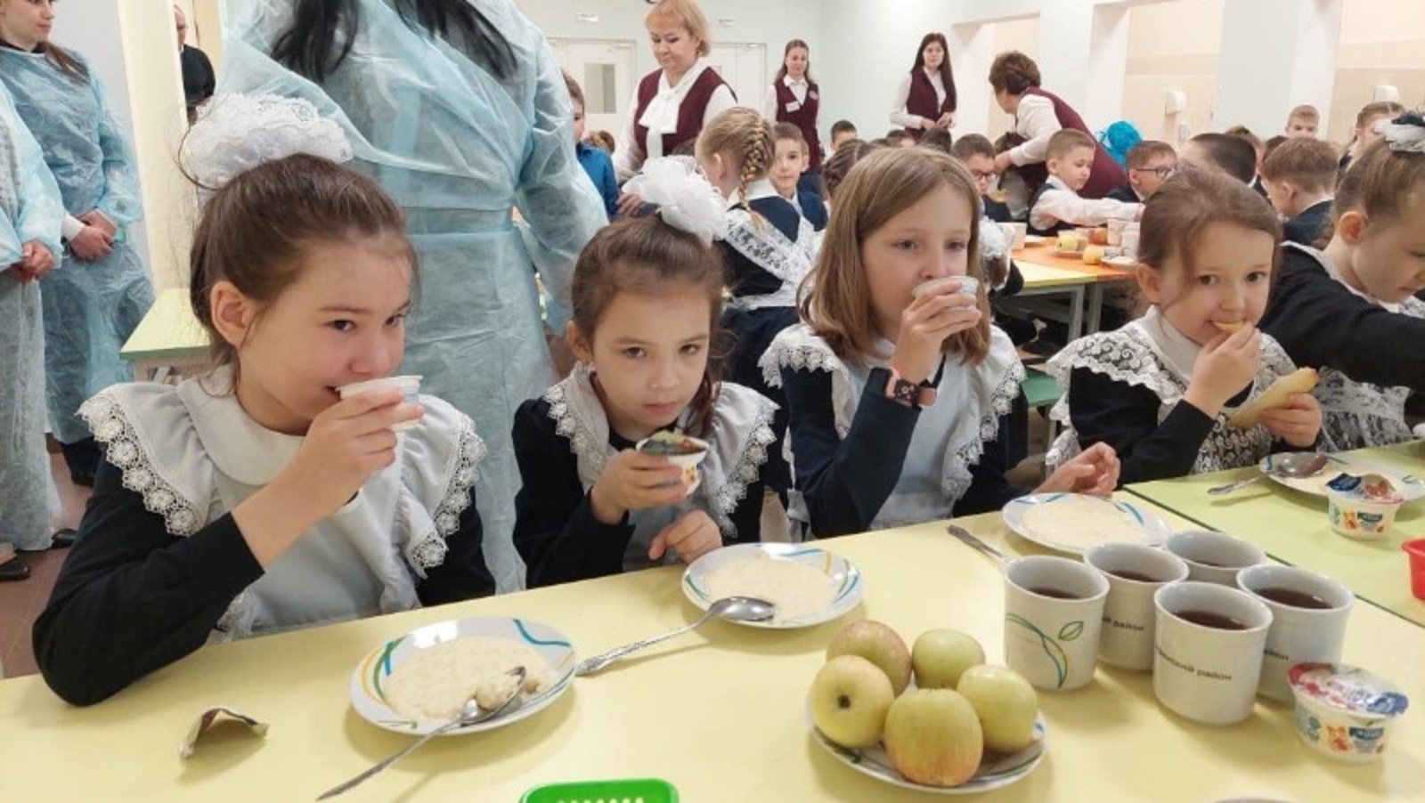 В школах и садиках Башкирии детей начали кормить йогуртом, обогащенным биойодом