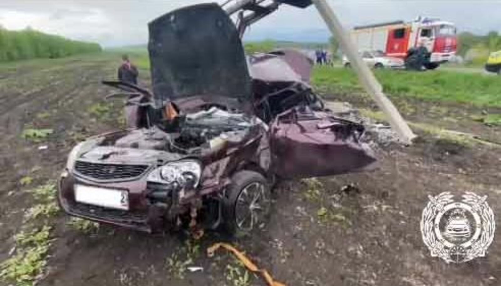 В Башкирии в ДТП разбился водитель «Приоры»