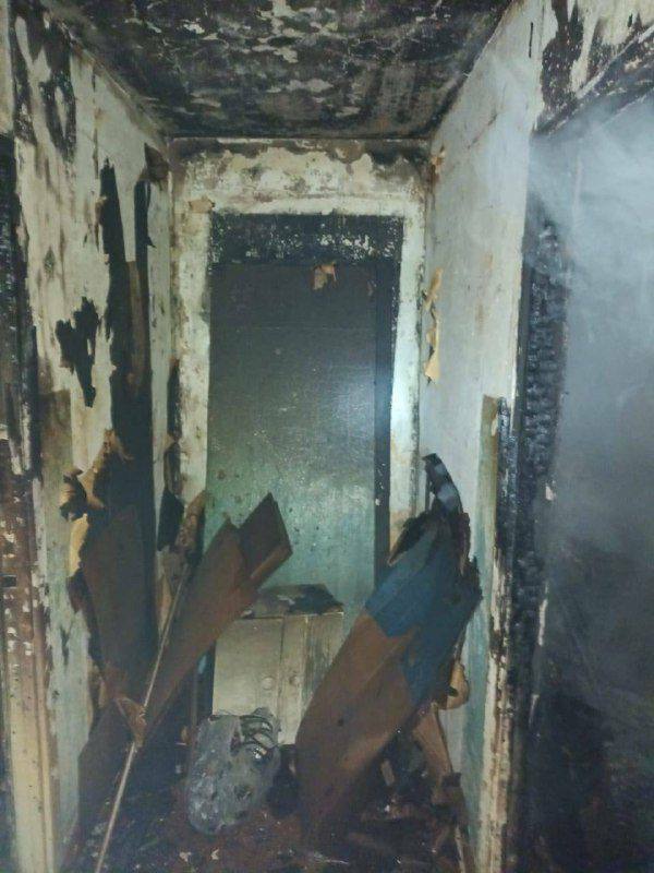 В Уфимском районе в пожаре погиб мужчина