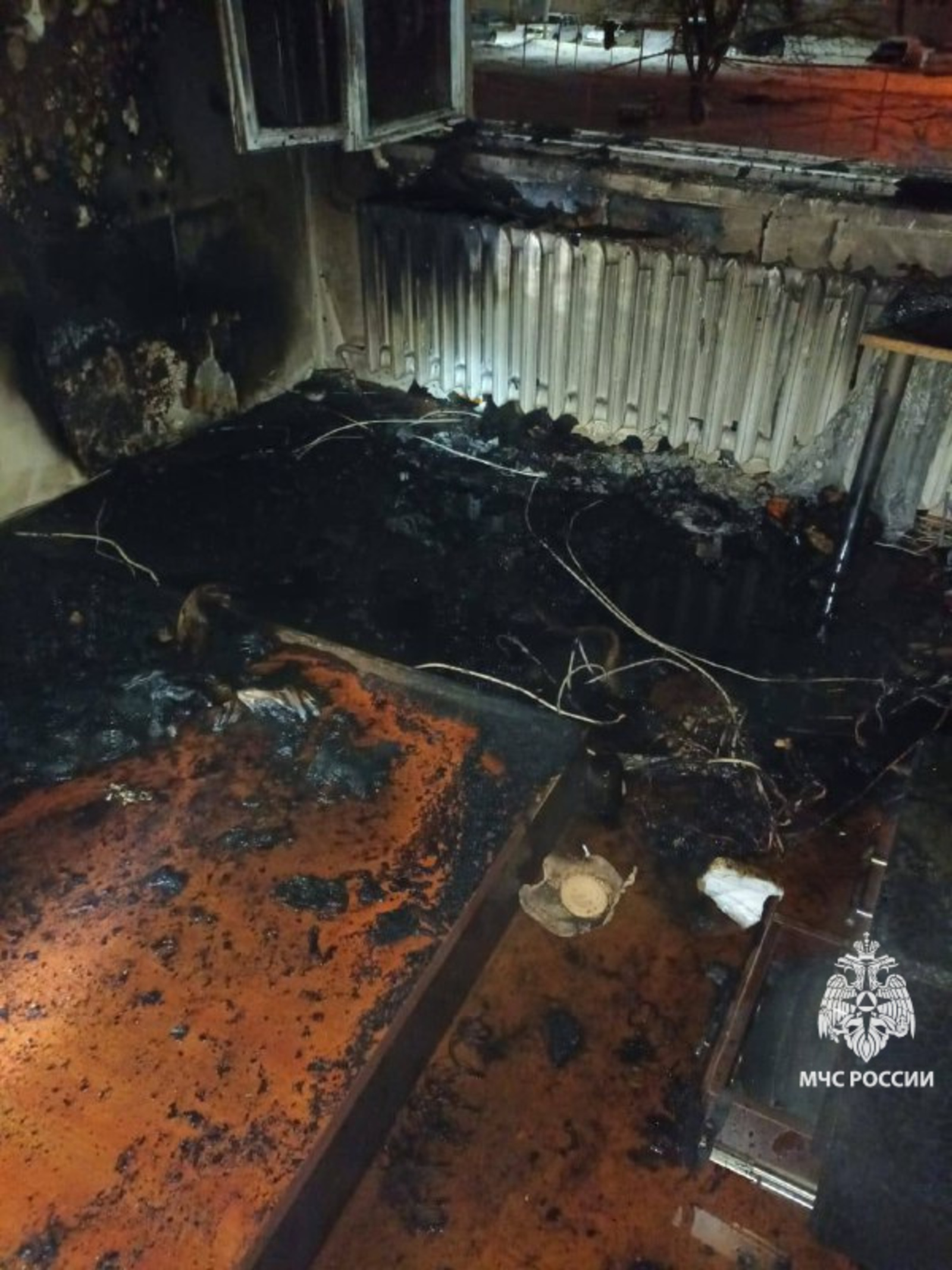 В многоквартирном доме села Авдон Уфимского района произошёл пожар