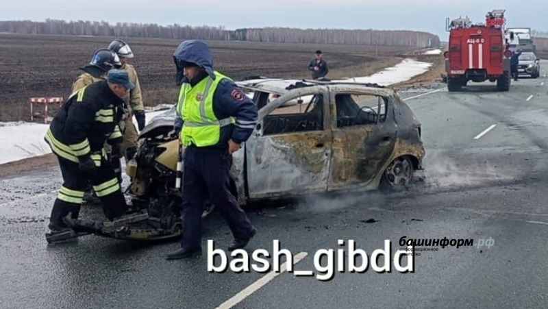 В дорожной аварии в Башкирии погибла женщина
