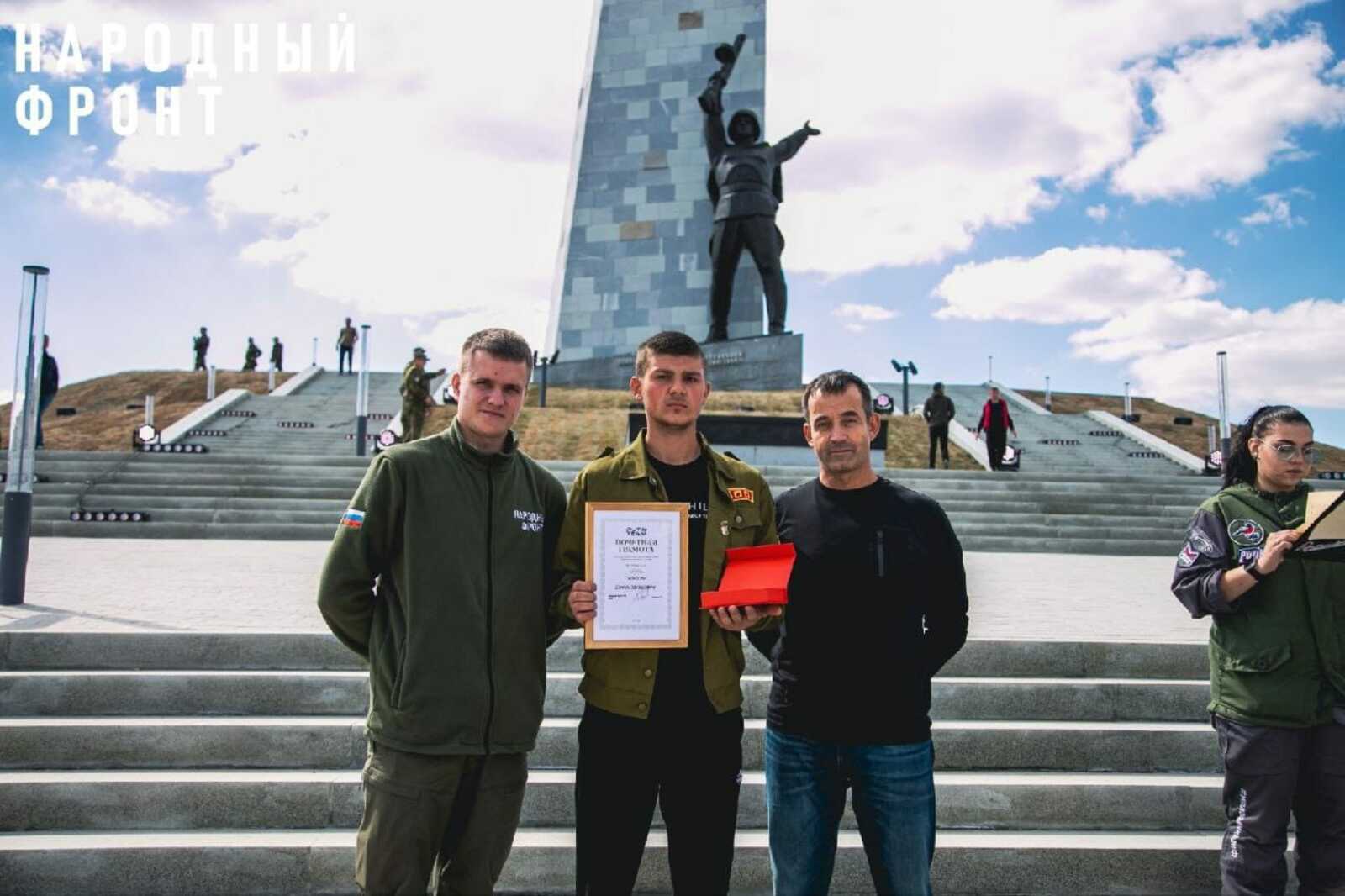 Житель с. Аскино Башкирии принял участие в открытии мемориала «Саур-Могила» в ДНР