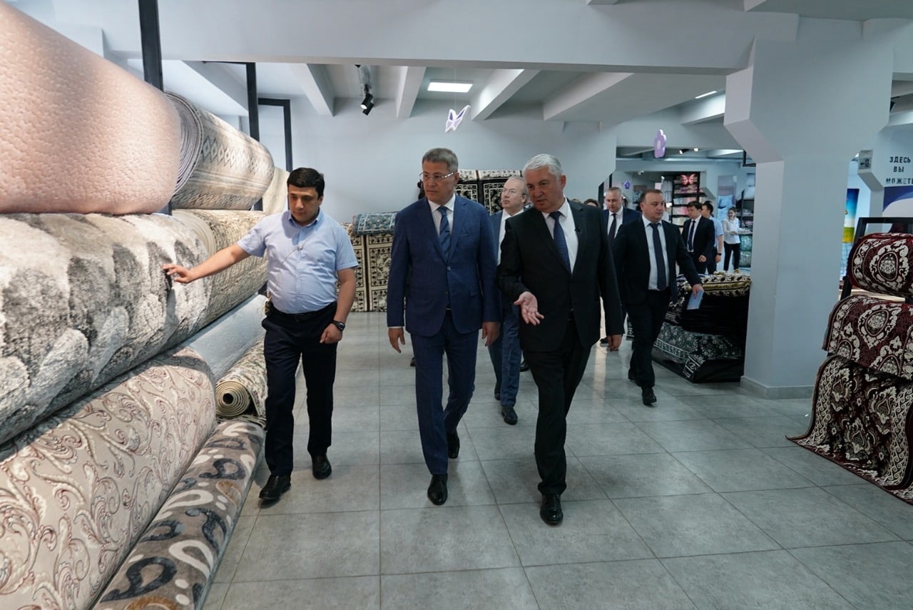 Ковровое покрытие: Радий Хабиров пригласил узбекских производителей ковров в Башкирию