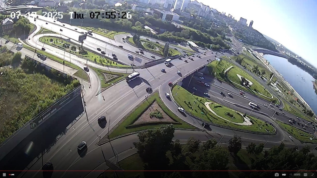 На дорогах Уфы наблюдается свободное движение