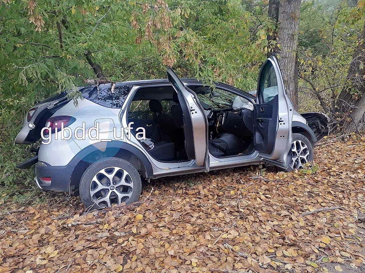 В Уфе две пассажирки «Каптюра» пострадали в ДТП