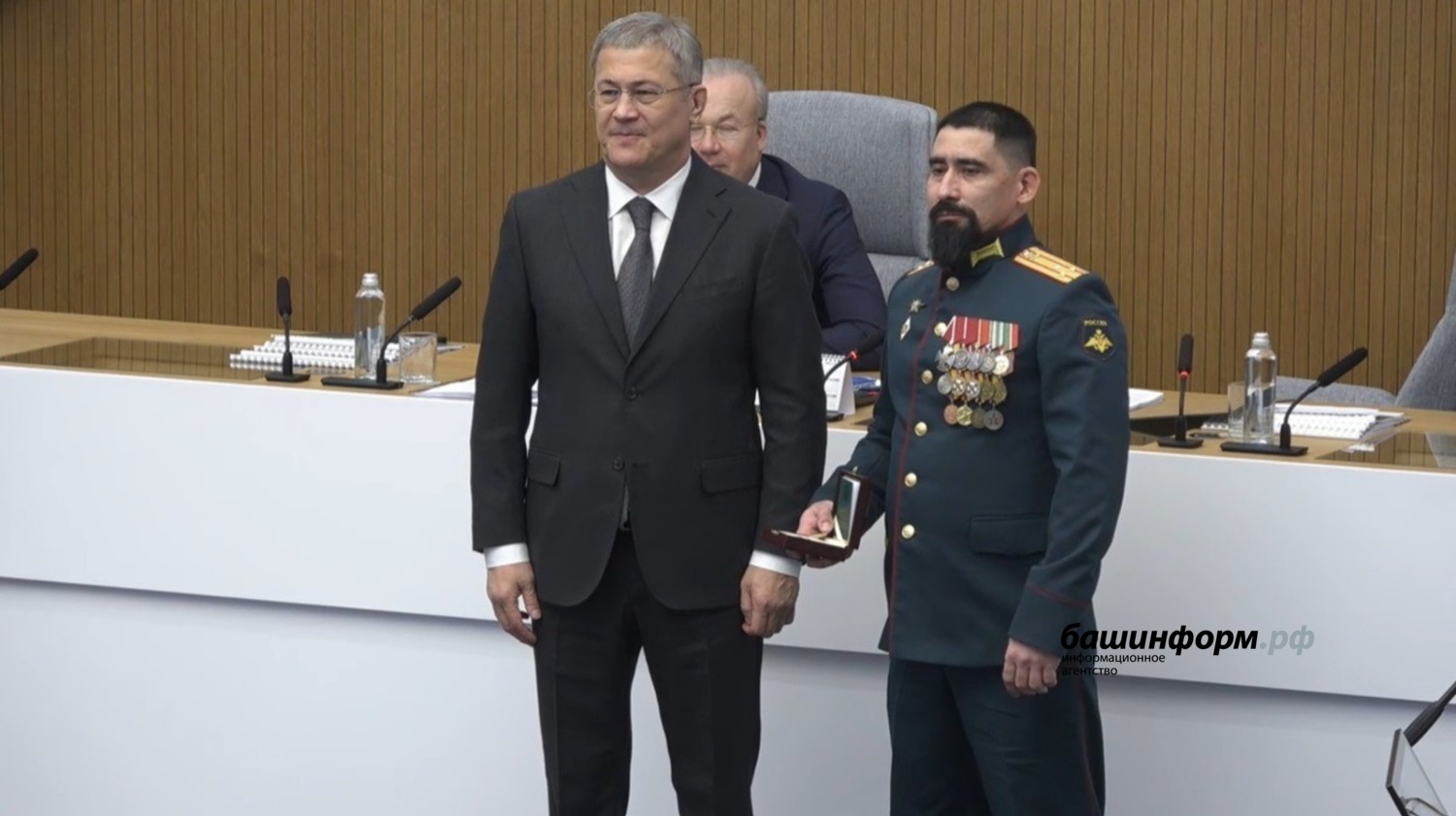 стоп-кадр видео ВКС  пресс-служба Главы РБ