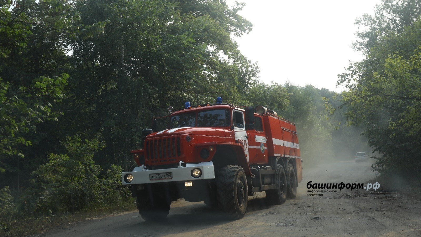 Трем районам Башкирии присвоили 4-й класс пожарной опасности