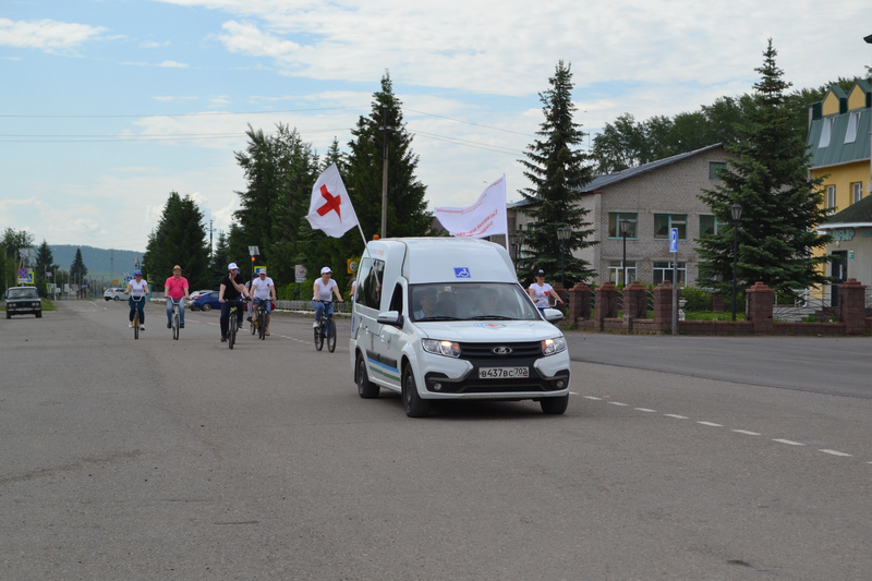 Медики Кигинской ЦРБ организовали велопробег