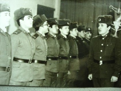 В армии