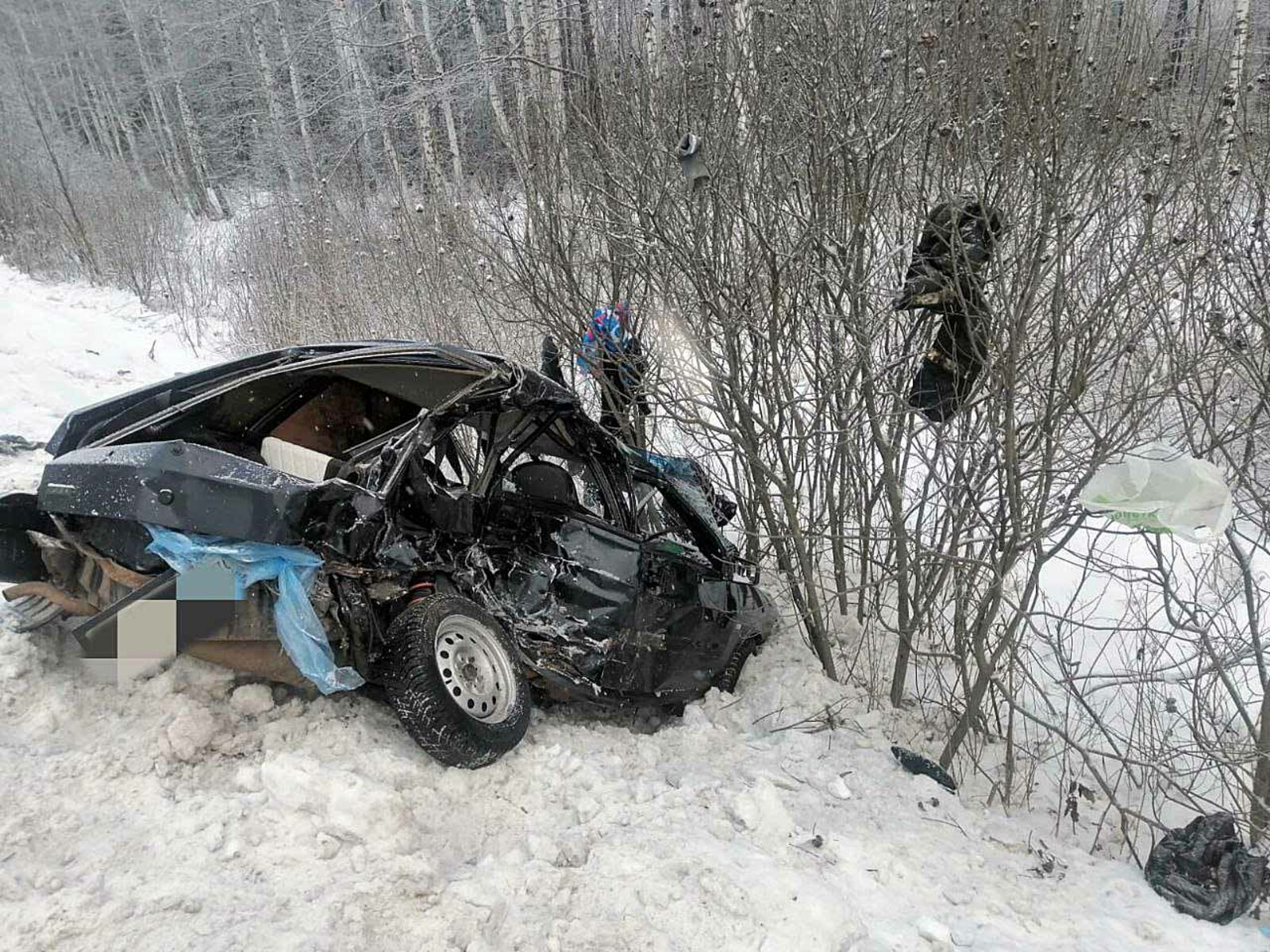 В Башкирии пассажир «Лады» погиб в ДТП
