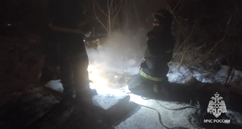 В Башкирии мужчина чуть не погиб при пожаре в колодце