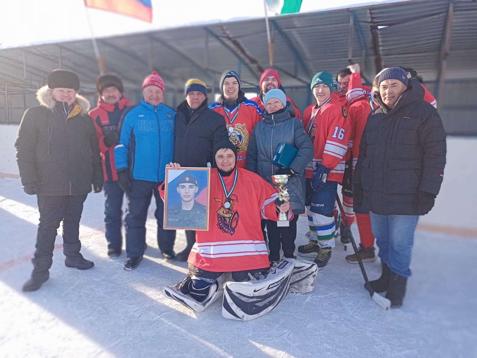 В Уфимском районе прошел хоккейный турнир, посвященный памяти Эдуарда Акопяна