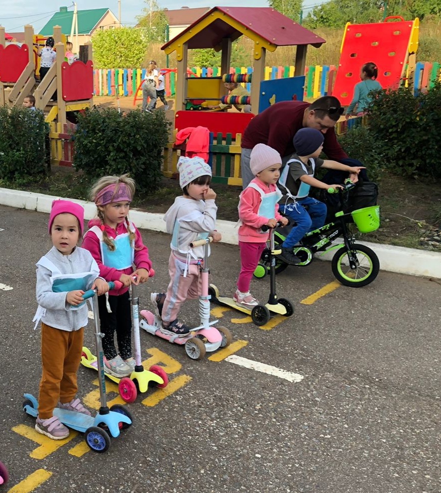 Велопробег в детском саду с. Булгаково