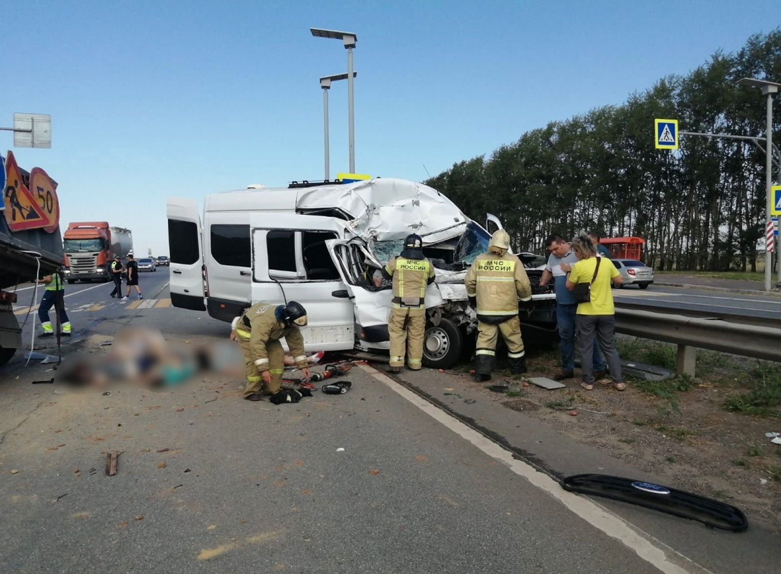 Известен список погибших пассажиров микроавтобуса на трассе М-5 в Башкирии