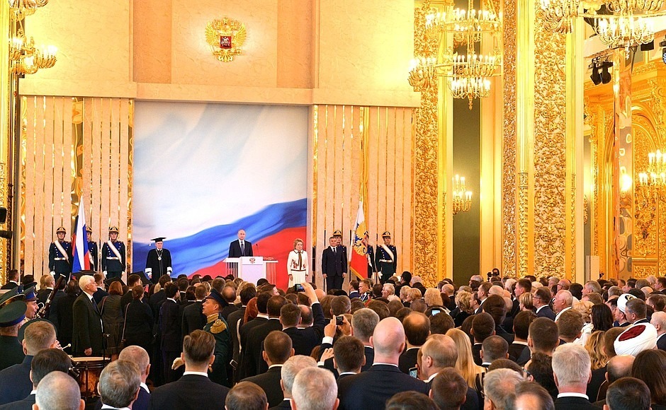 http://www.kremlin.ru фото с церемонии инаугурации 2018 года