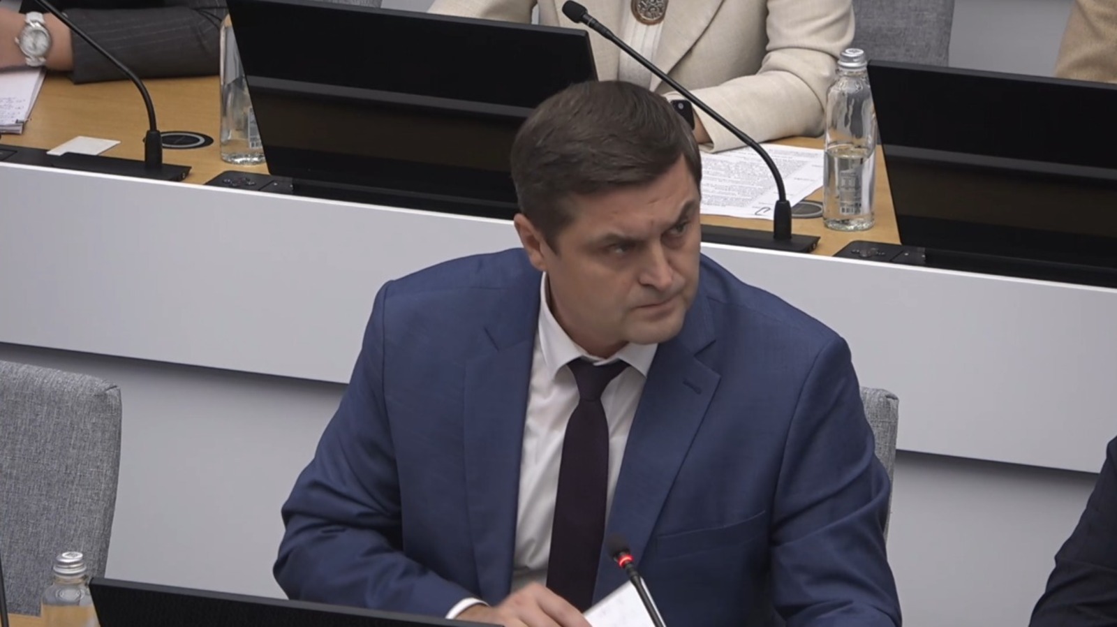 скриншот трансляции оперативного совещания правительства РБ
