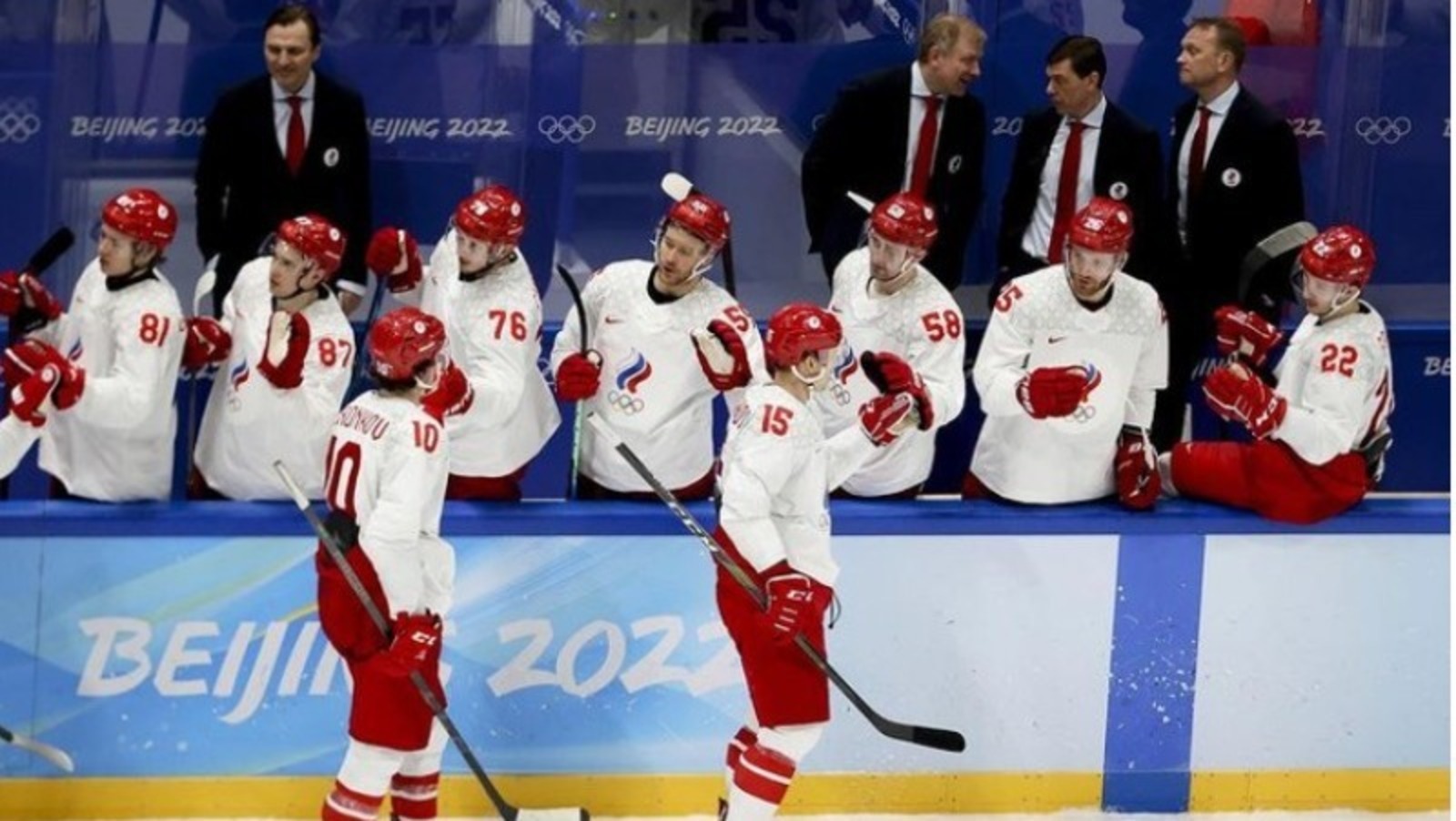 Мужская сборная ОКР по хоккею вышла в полуфинал Олимпиады-2022, обыграв Данию