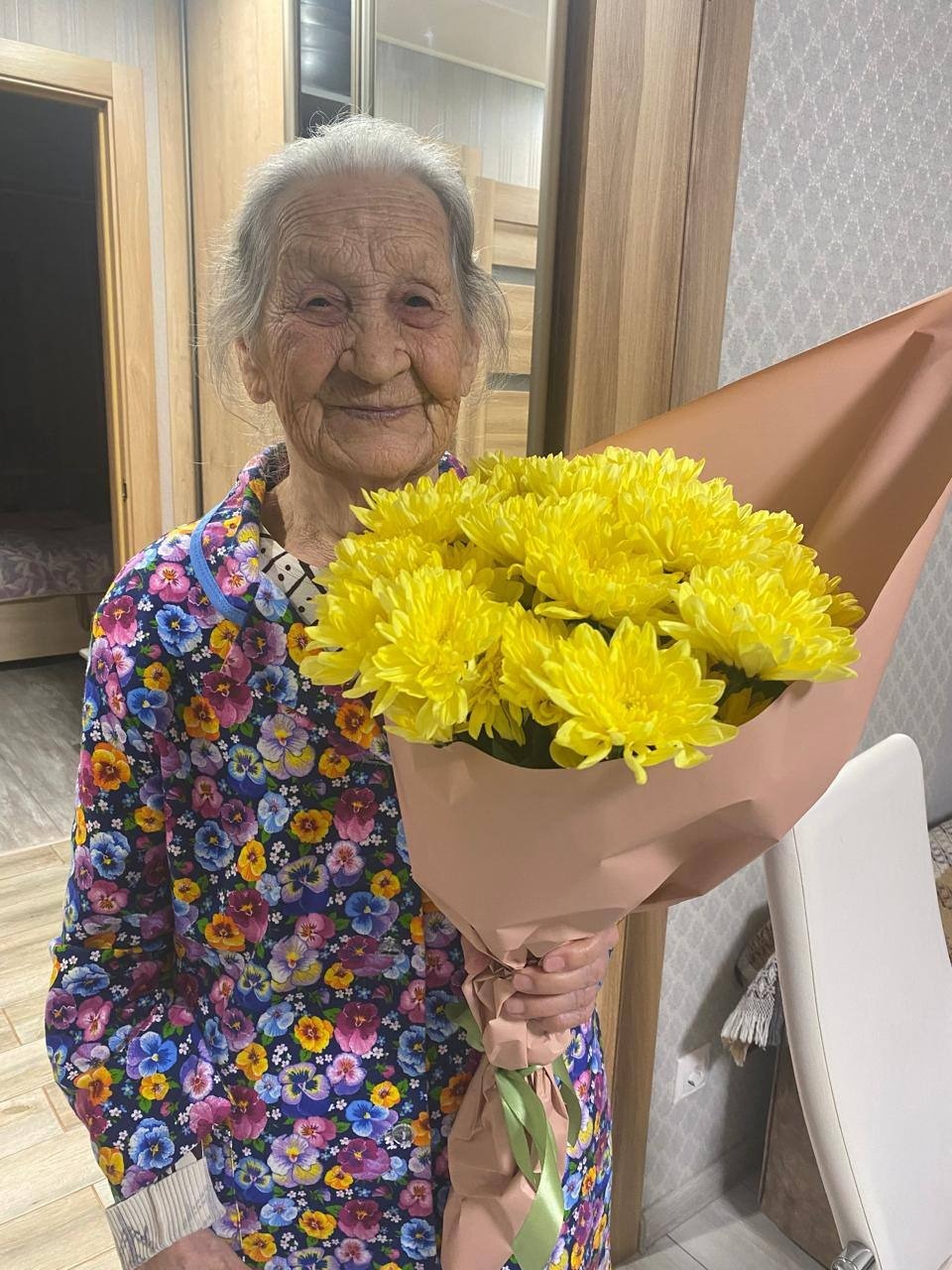 Долгожительницы из Уфы Хамида Давлетова празднует 95-летие