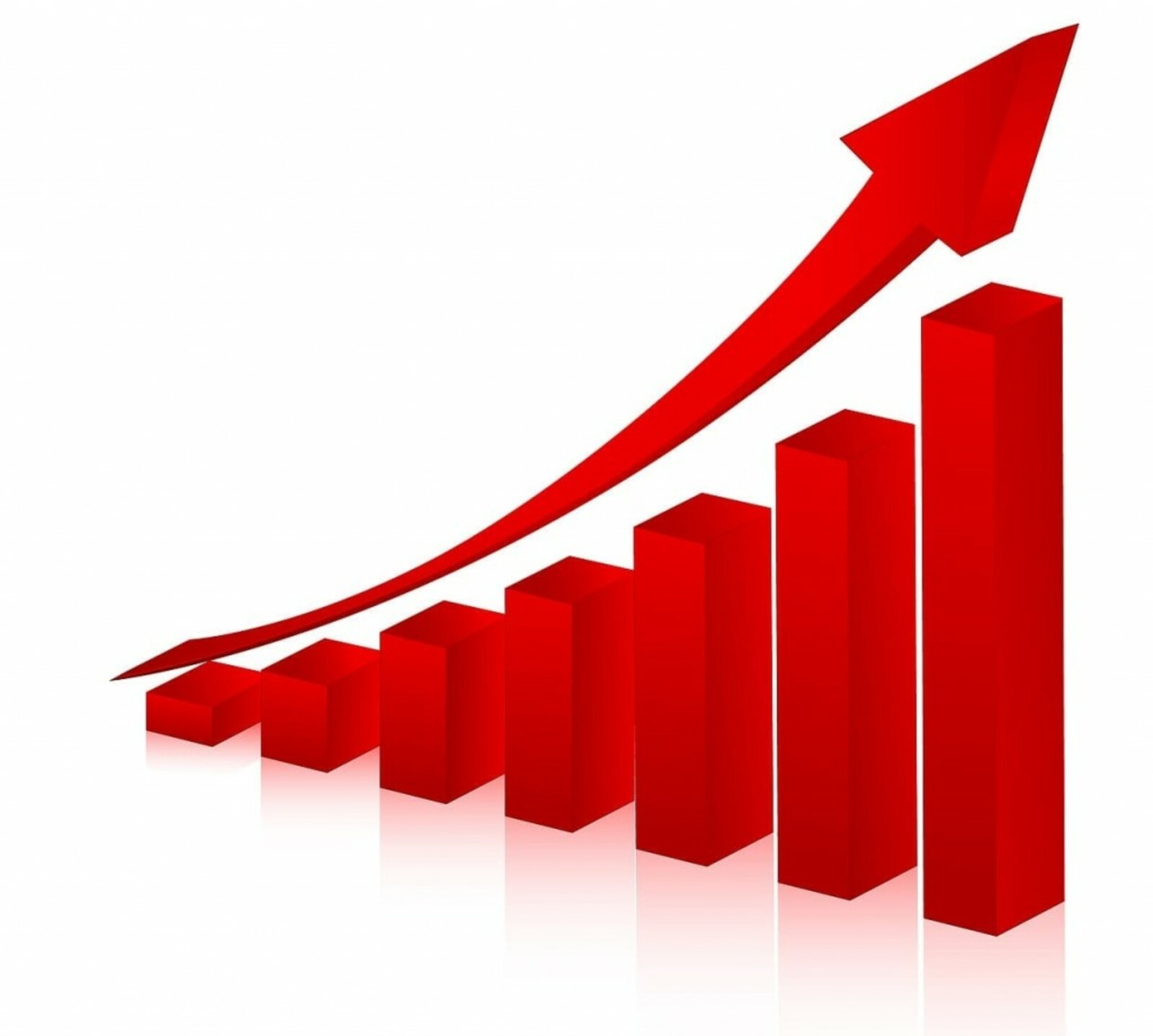 Растущий прогресс. Диаграмма роста. График роста. Рост показателей. Диаграмма роста продаж.