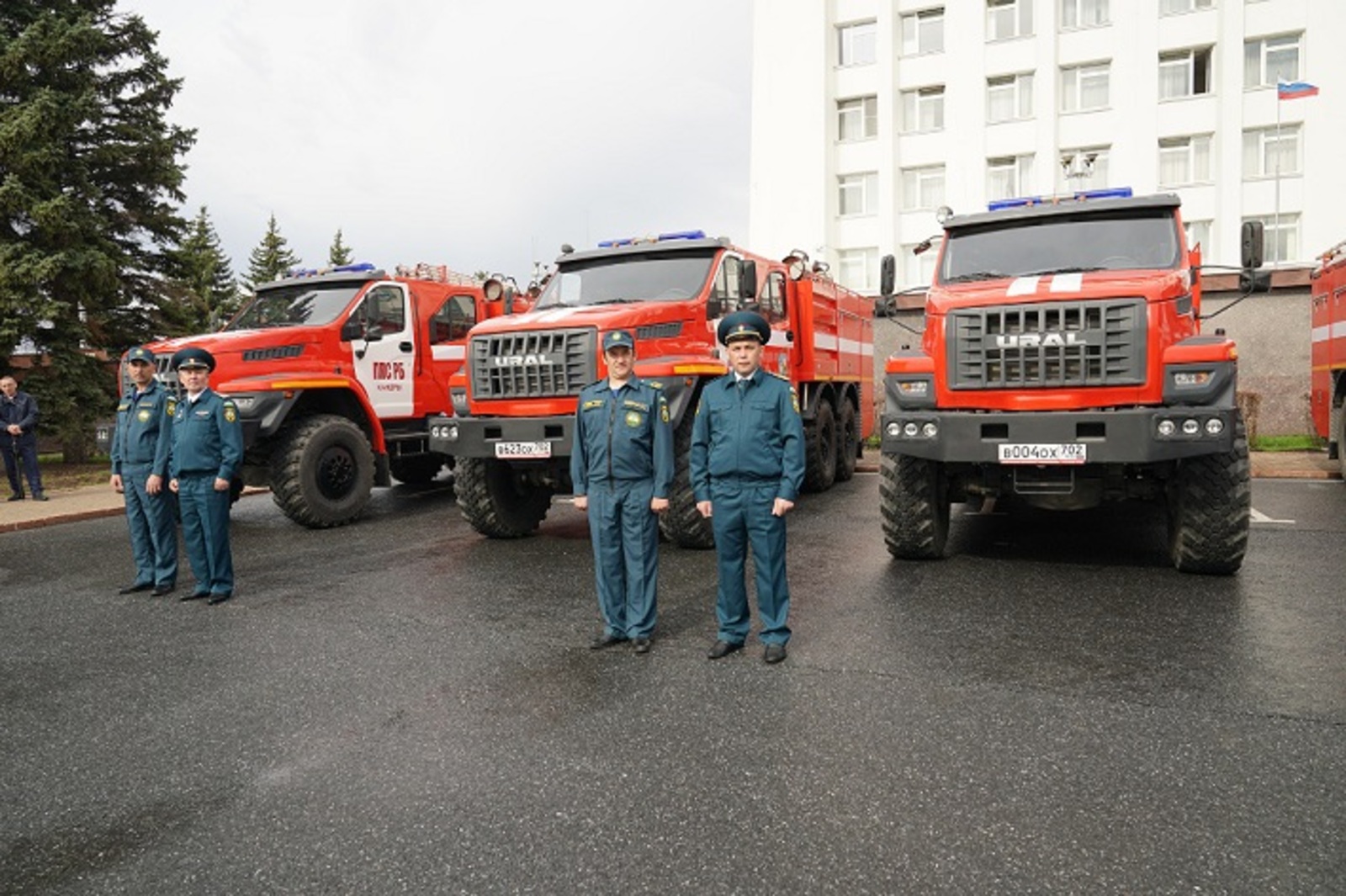 В Башкирию прибыла новая пожарно-спасательная техника