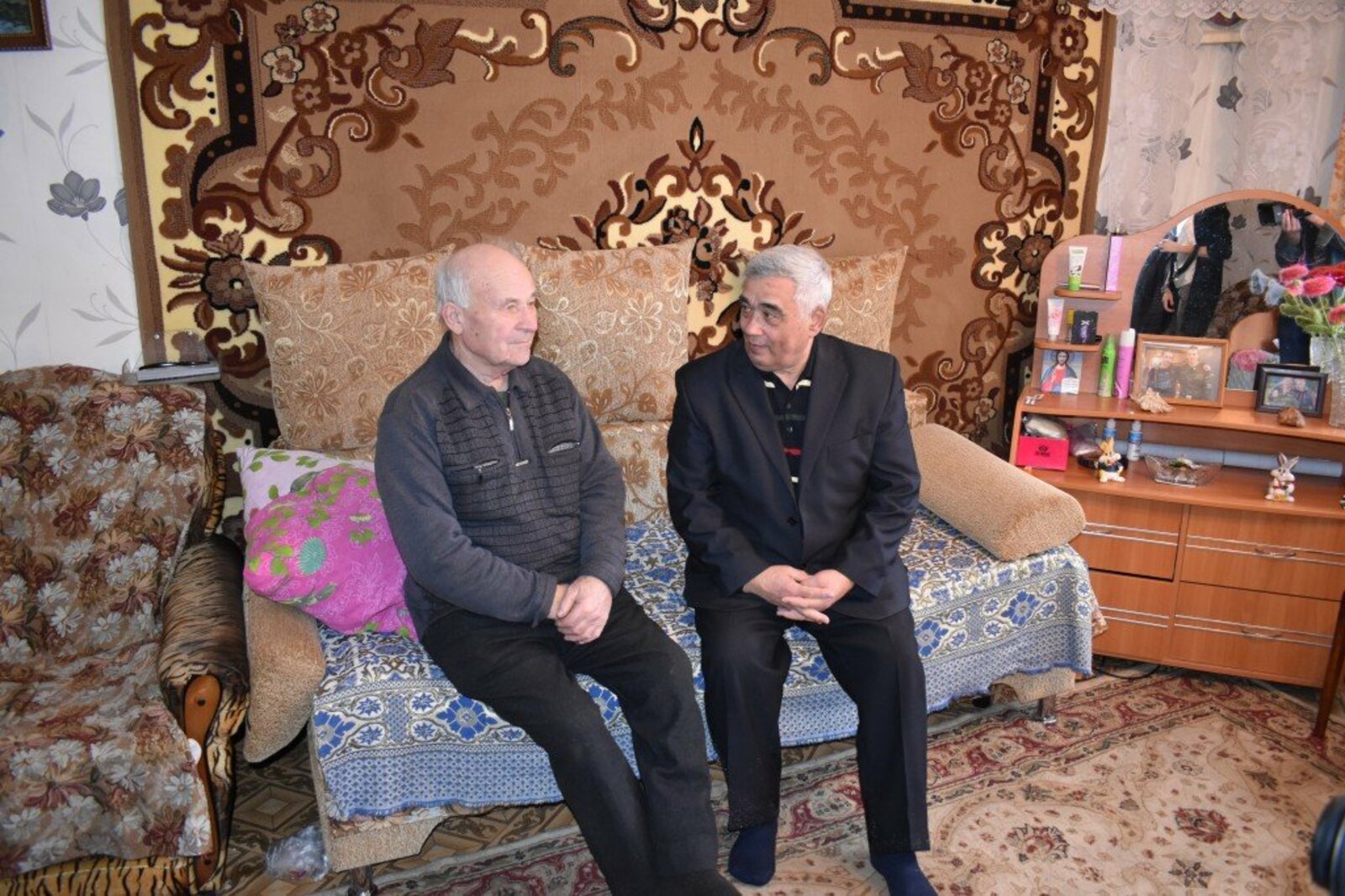 В.А. Федоров(слева) и Р.Ш. Гареев.