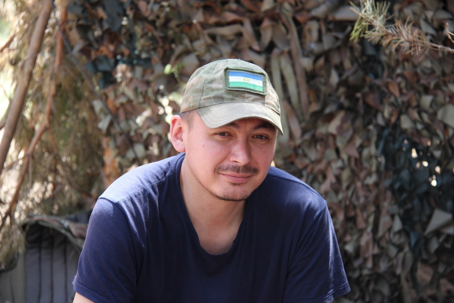 Эдуард Кускарбеков  командир танкового экипажа батальона имени Сергея Зорина с позывным «Сибай». Июнь 2024 года