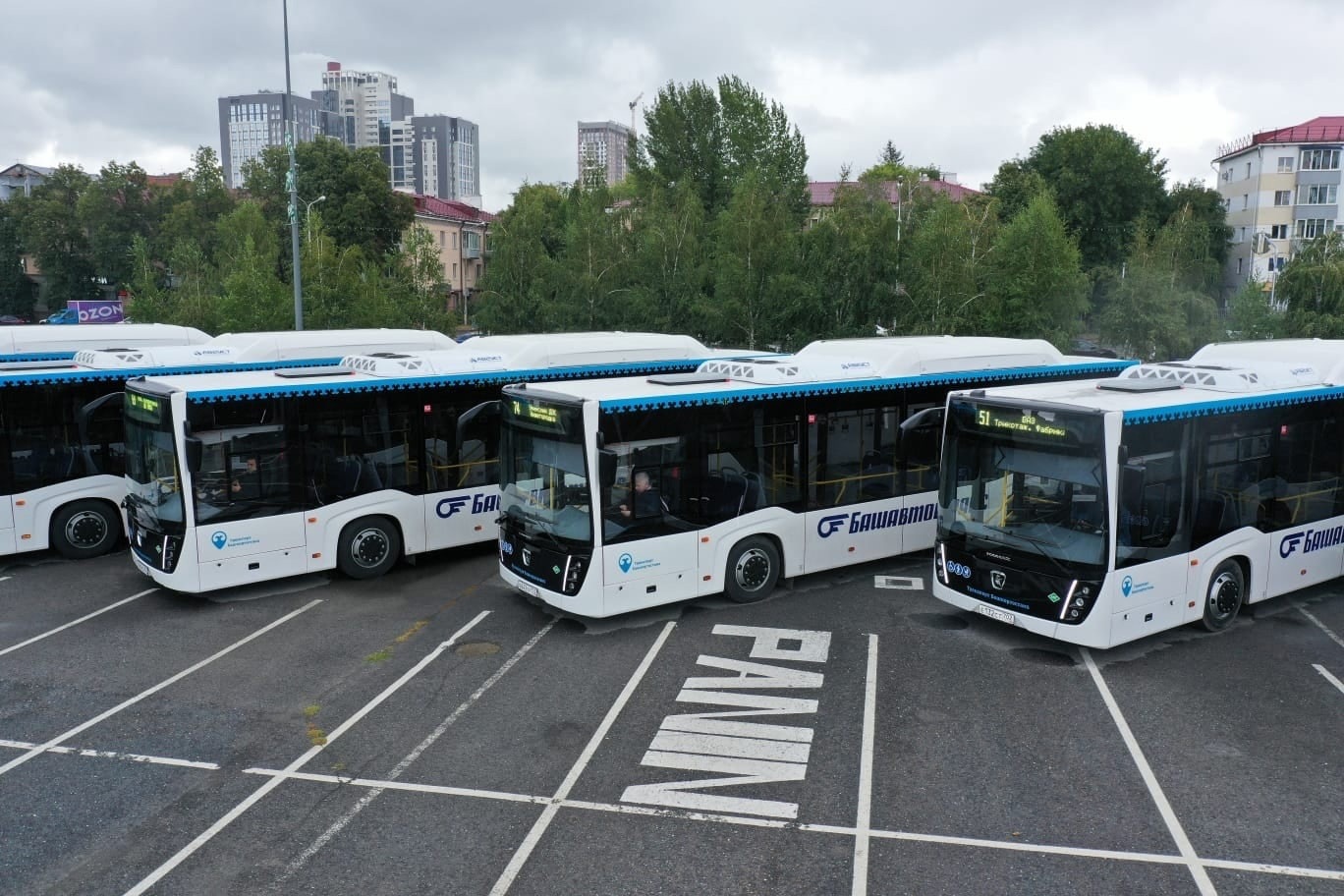 Уфа получила новую партию автобусов Нефаз