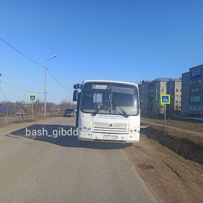 В Башкирии автобус сбил пожилого пешехода