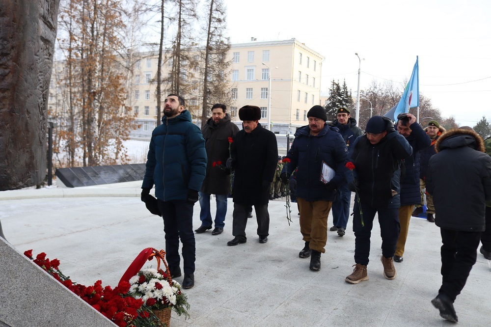 В Уфе почтили память земляков, погибших в Чечне