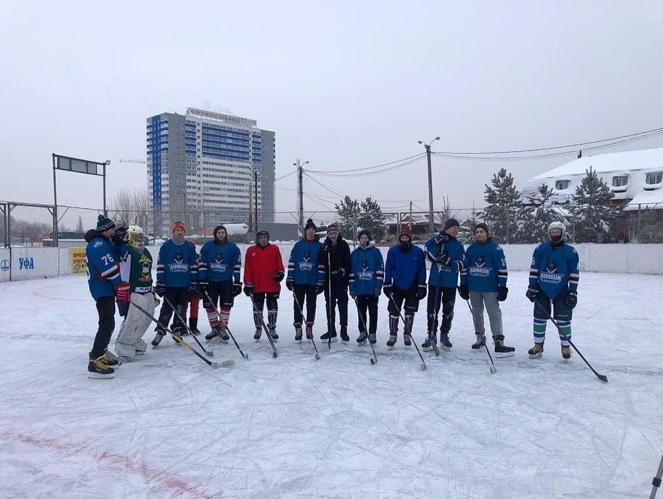 В Уфимском районе состоялся турнир по хоккею с шайбой памяти Дамира Арсланова
