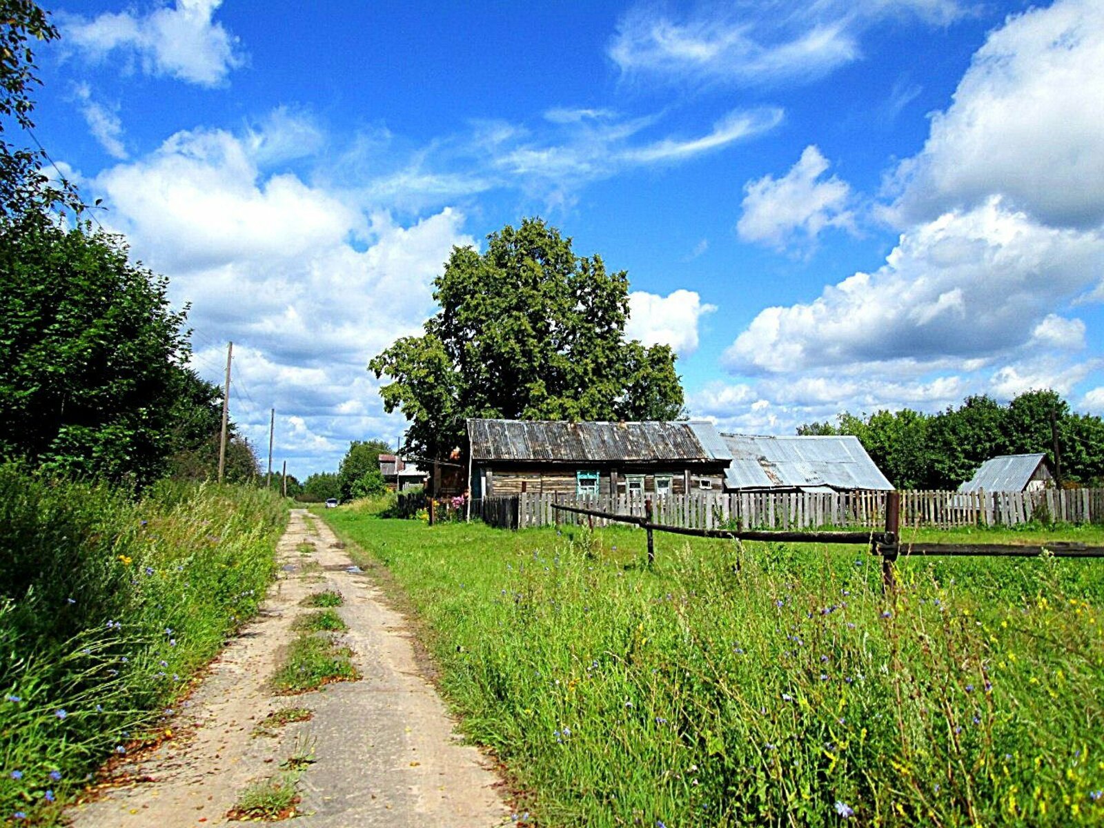 Картинки улицы в деревне