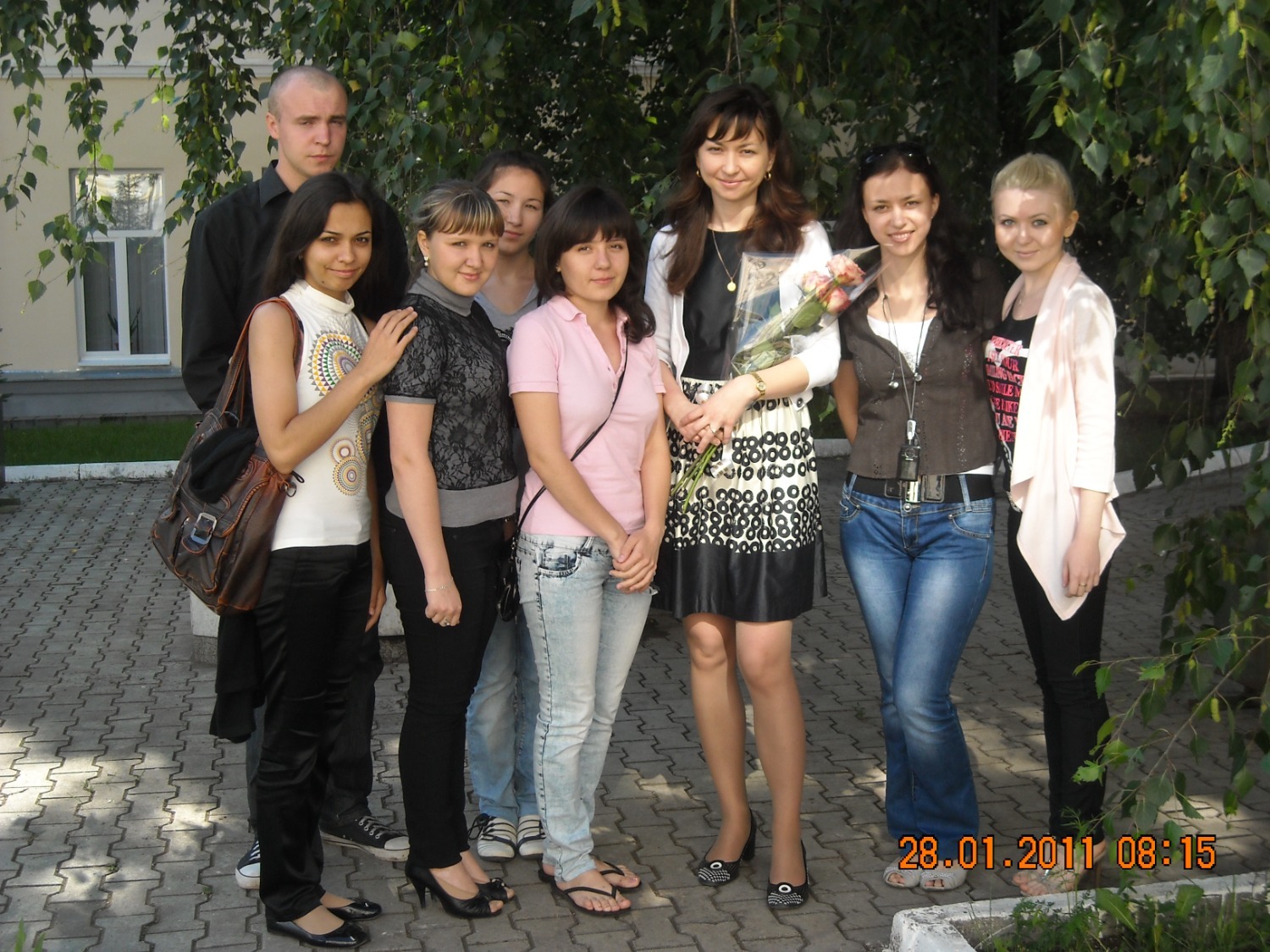 В Уфимском государственном институте искусств имени Загира Исмагилова, со студентами, 2011 год