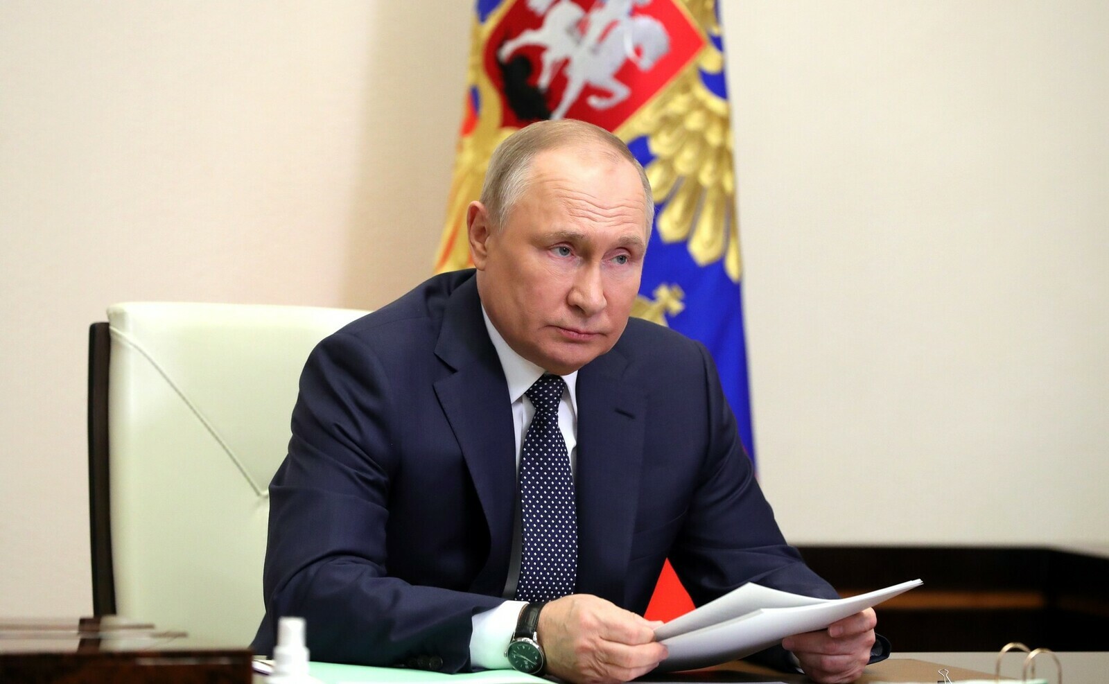 Президент Путин провёл совещание с постоянными членами Совета Безопасности