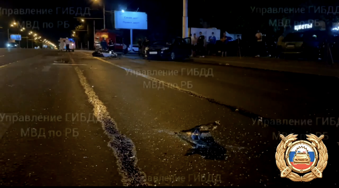 В Башкирии разбились два мотоциклиста