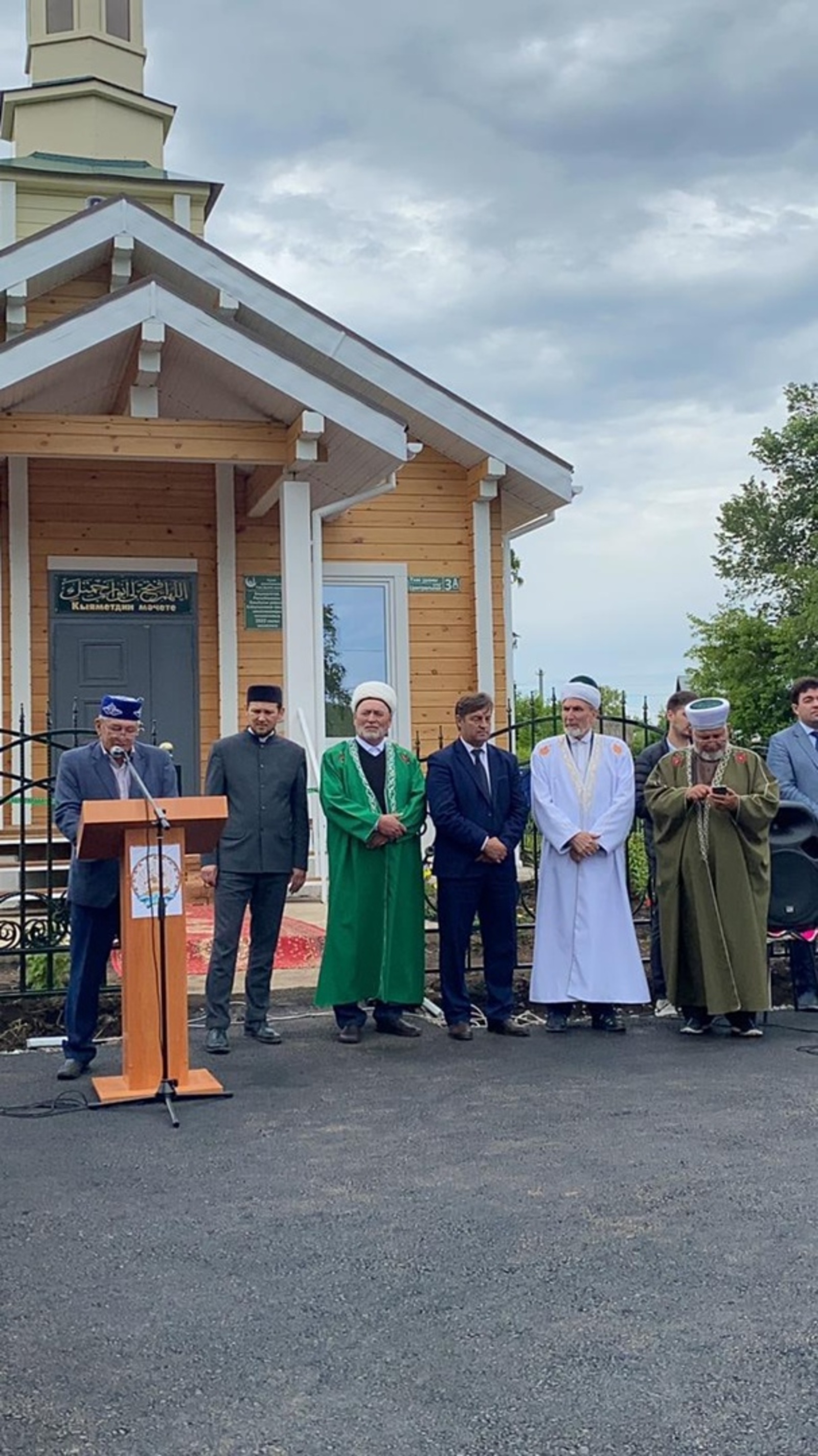 В Елбулактамаке состоялось открытие мечети "Кыяметдин"